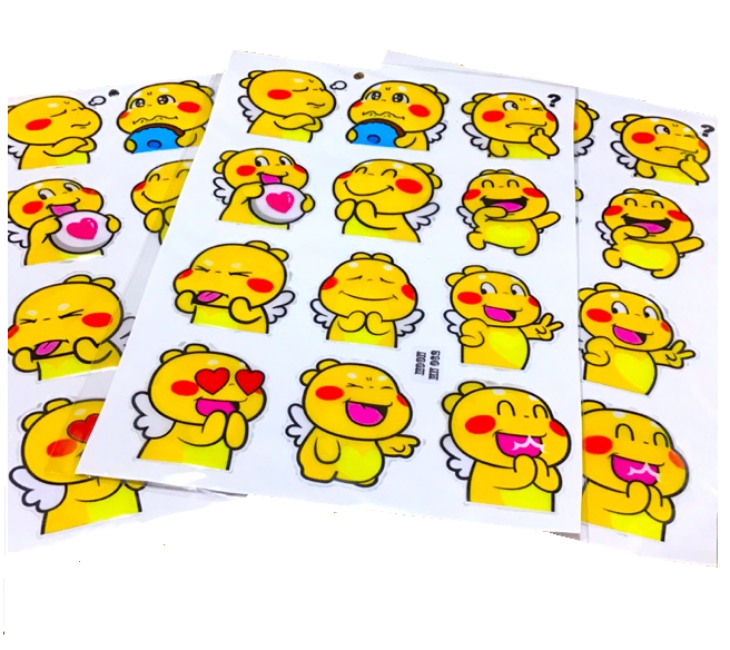 Bộ tem nổi Sticker A4