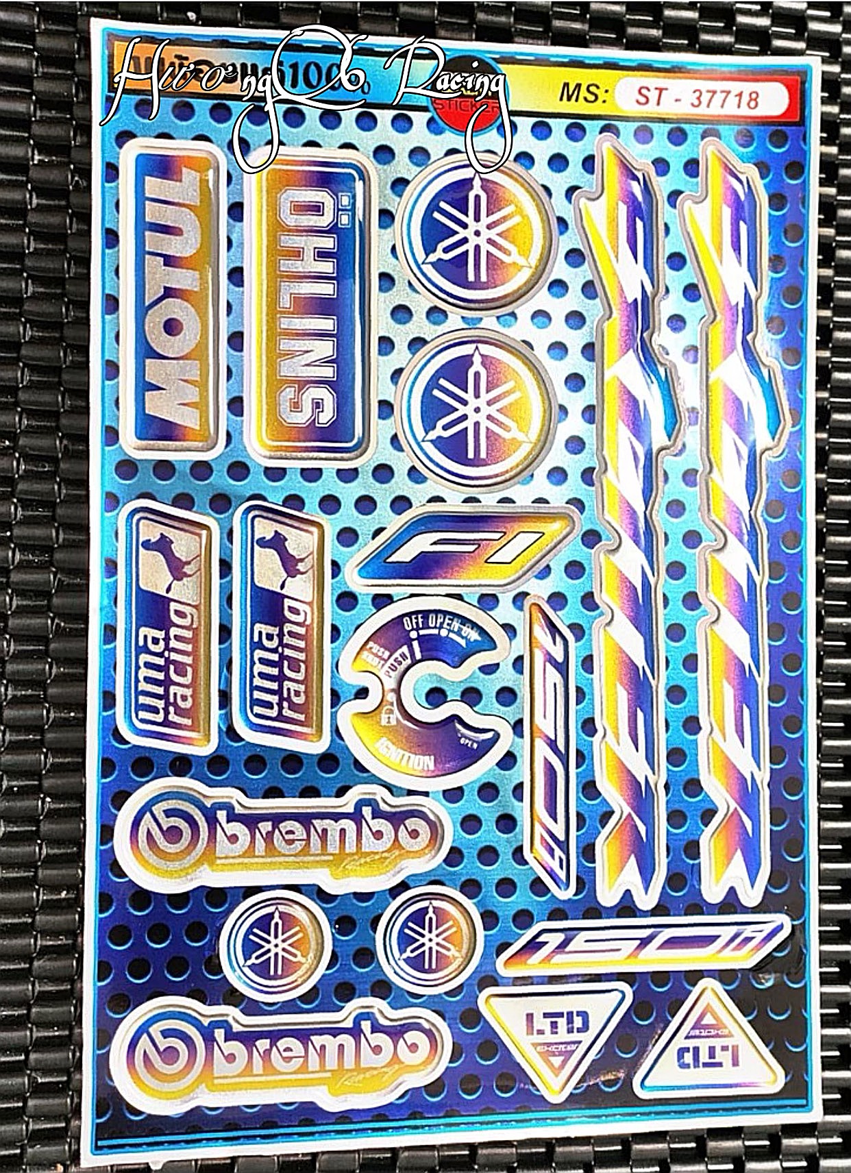 Tem titan phản quang - Decal Logo dán xe máy