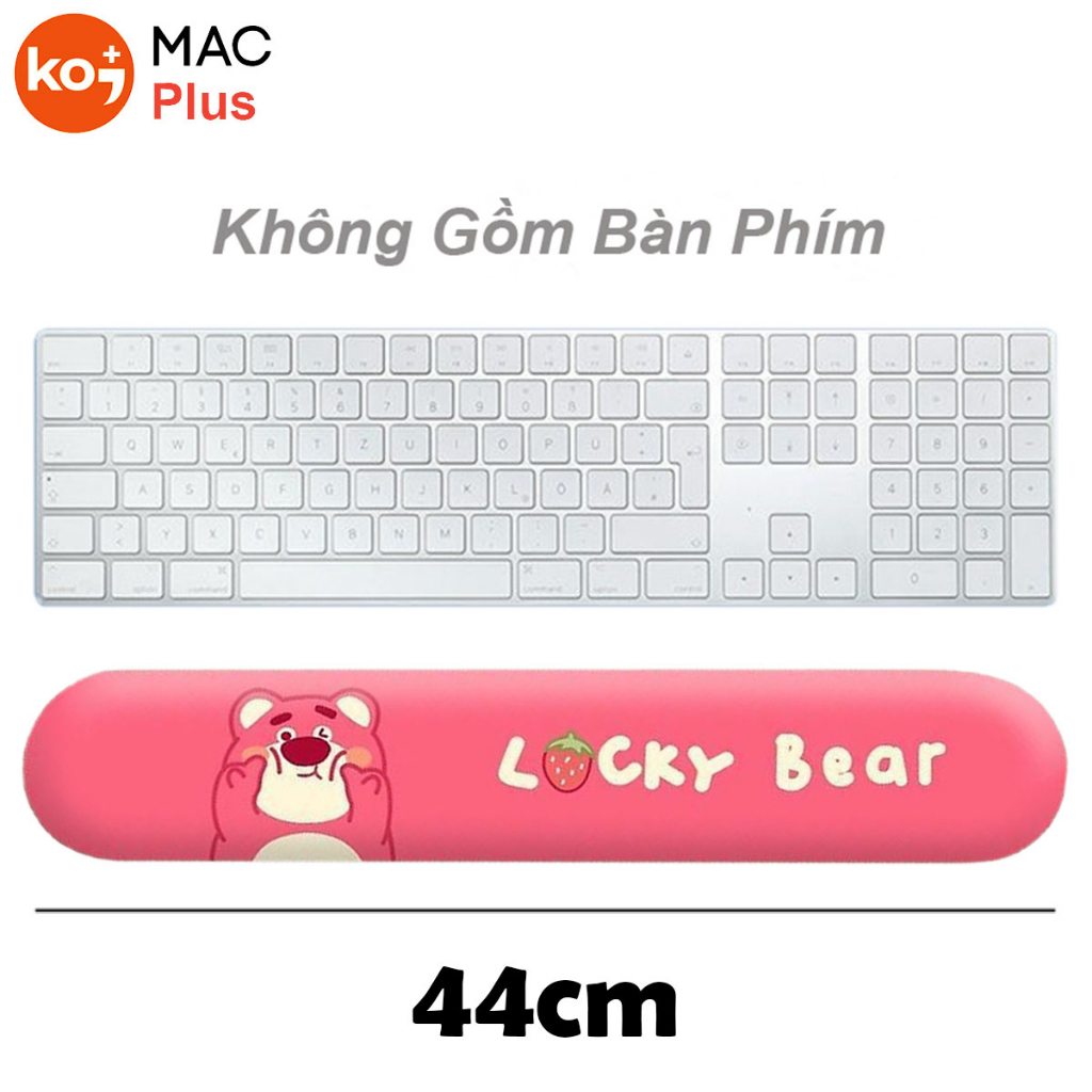 Non-slip strawberry Lotso bear keyboard mouse pad (thick waterproof stationery office decor)