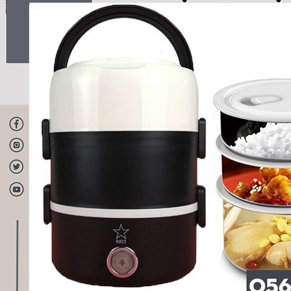 Nồi cơm điện - Nồi cơm 3 tầng