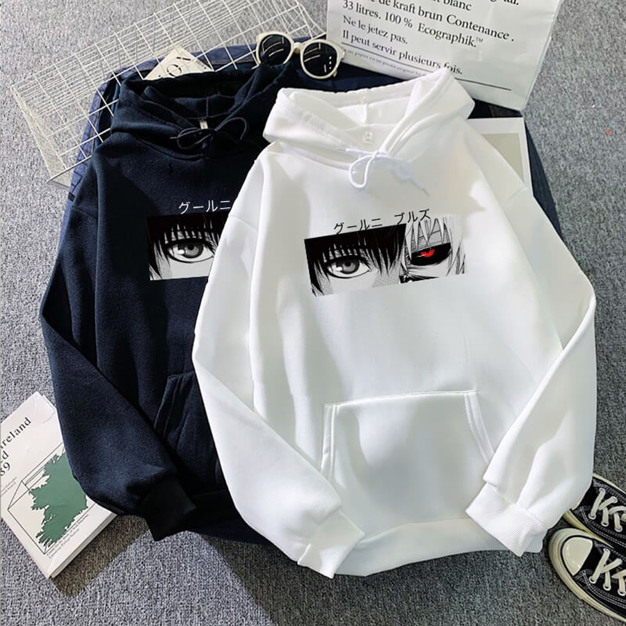 Áo Hoodie Nam Nữ Ghoul Tokyo, Vải Nỉ Ngoại Dày Dặn