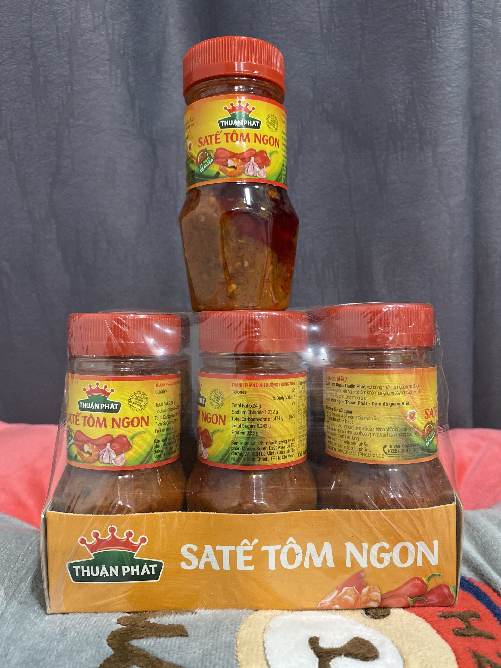 1 Lọ Sa Tế Tôm Thuận Phát Thơm Cay Đượm Vị (85G) - A18