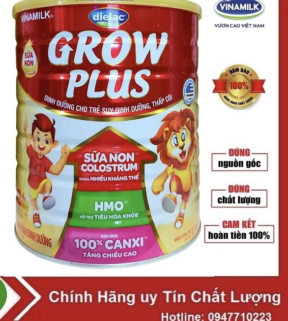 [Hoàn tiền 12%] Sữa Bột VNM Dielac Growplus Đỏ 1+ 1.4kg