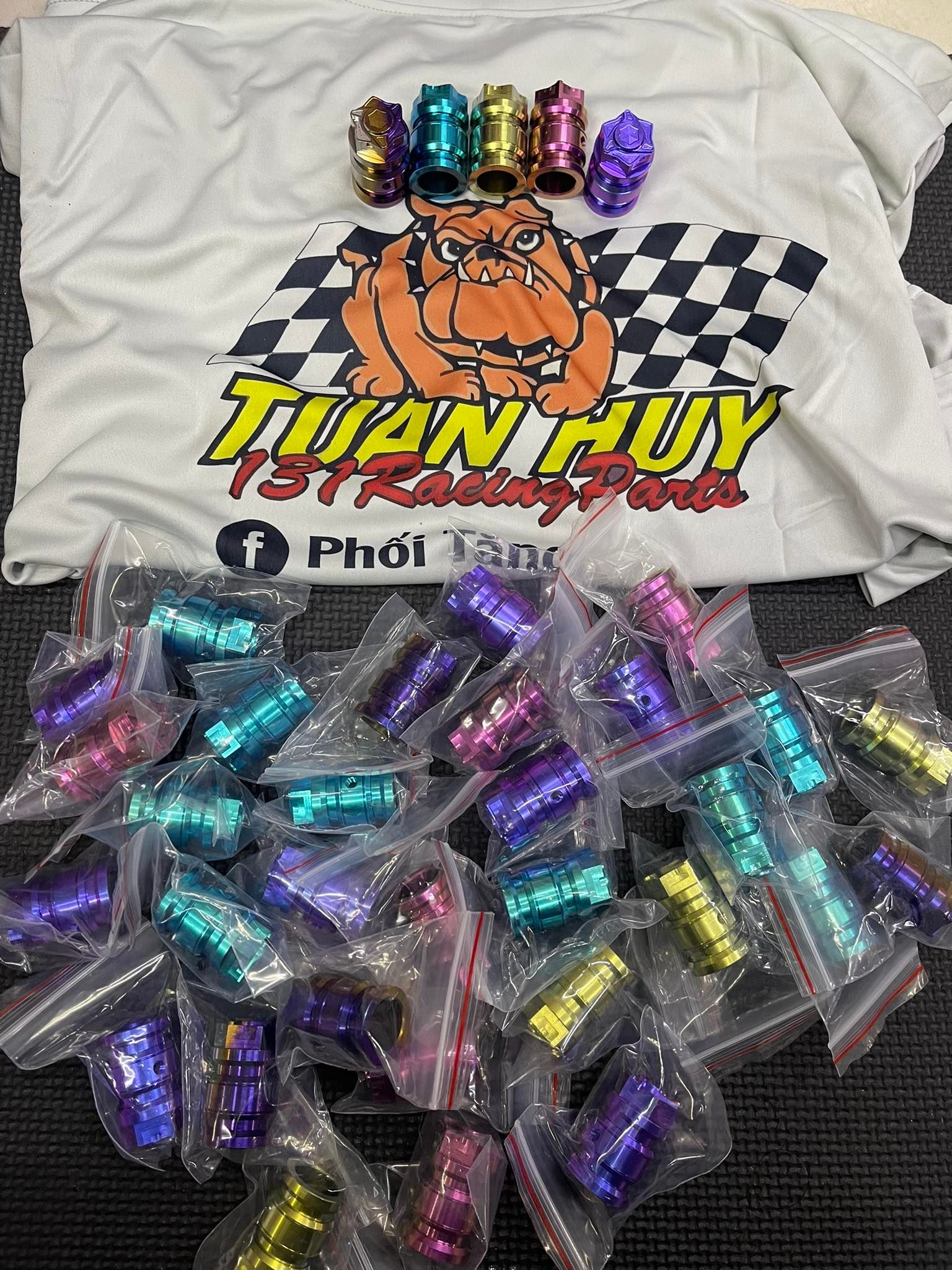 [HCM]Cóc chụp giò đạp titanium GR5 thông dụng các dòng xe honda  vario  wave  ab  winner  sonic thông dụng