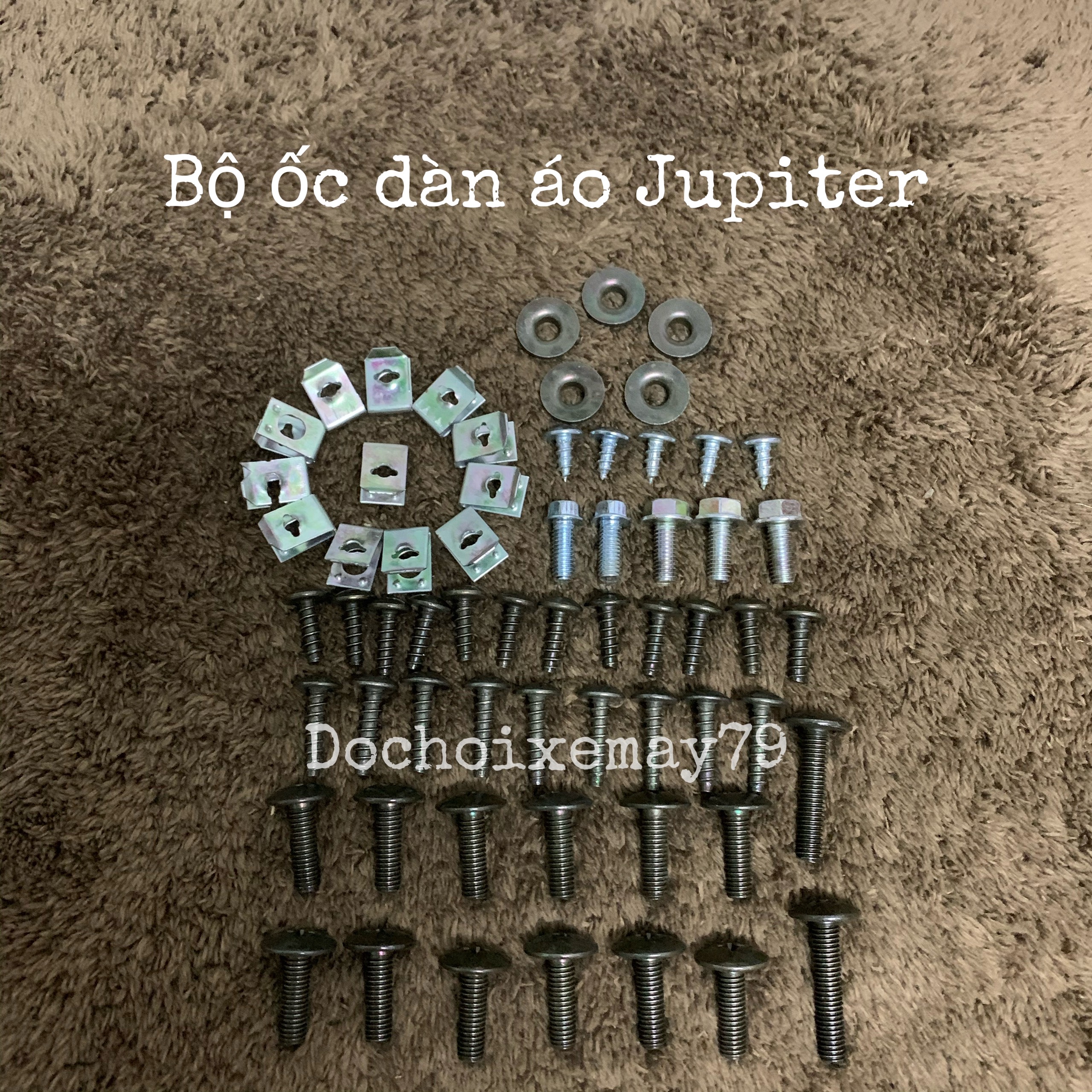 Bộ ốc dàn áo cho xe Jupiter