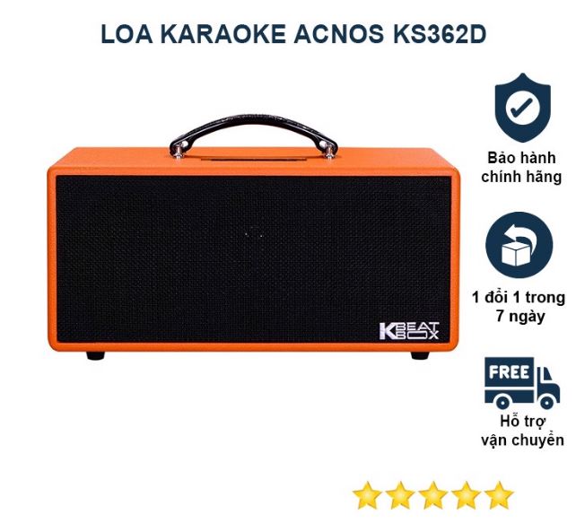 Loa kéo karaoke loa kéo karaoke mini bluetooth xách tay acnos ks362d