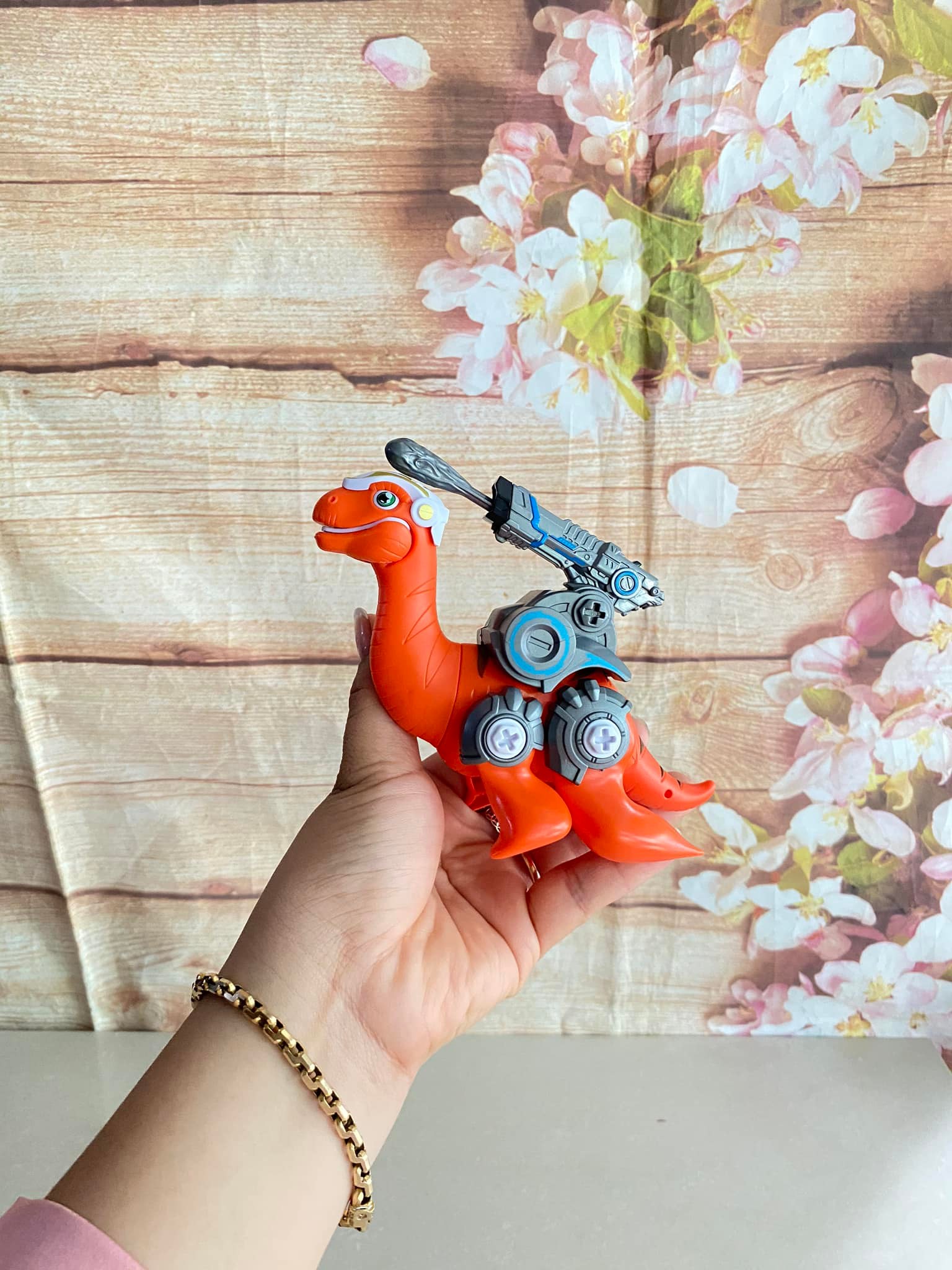Đồ chơi lắp ráp khủng long cho bé hkm ENFA