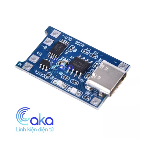 Mạch sạc pin 18650 TP4056 TYPE C có IC bảo vệ sạc 4056