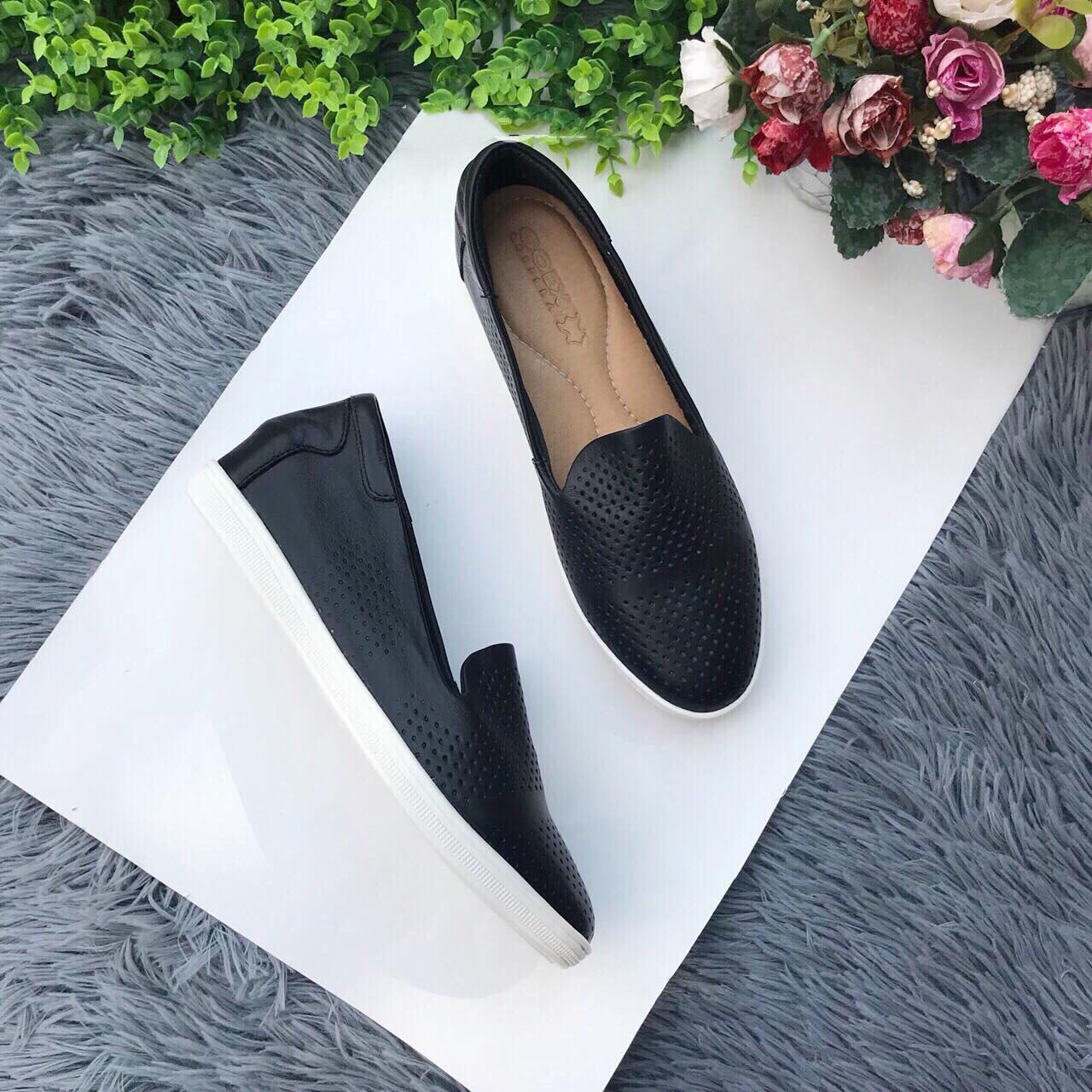 Giầy slipon 3f da thật vnxk