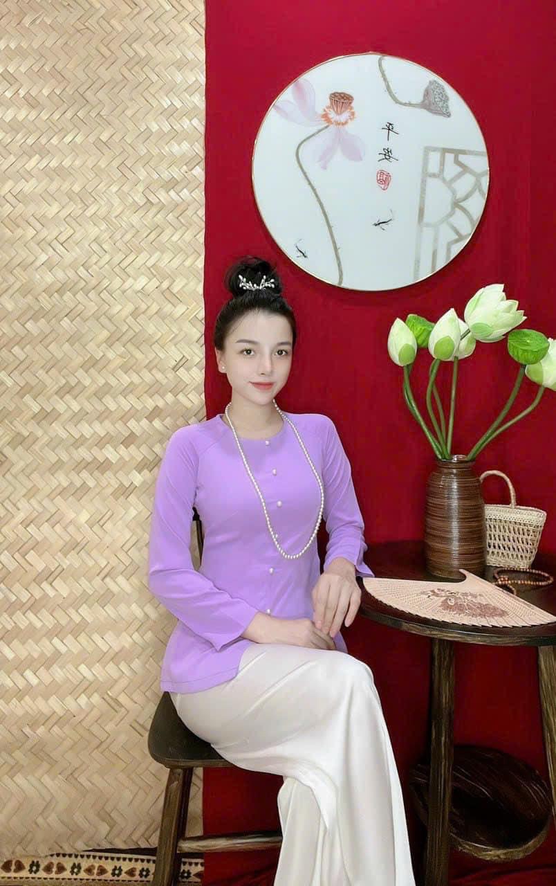 ÁO BÀ BA VẢI LỤA TRƠN