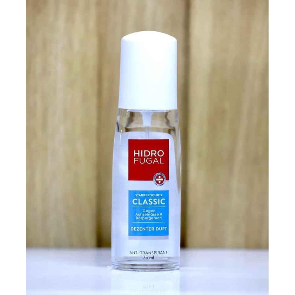 Xịt khử mùi cơ thể Hidro Fugal không mùi.