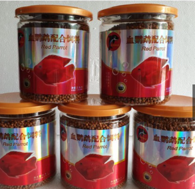Thức ăn lên màu cho các loại cá hồng két Red Parrot