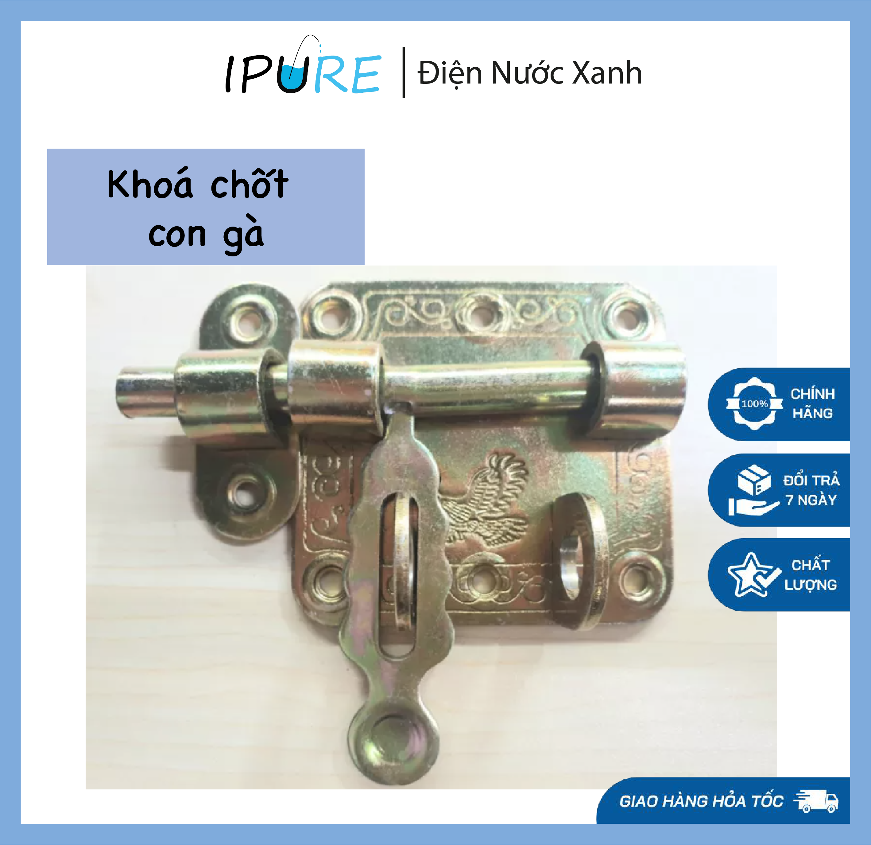 Chốt cửa con gà chốt khoá cửa con gà nhiều kích thước nhỏ trung lớn - DNX IPURE