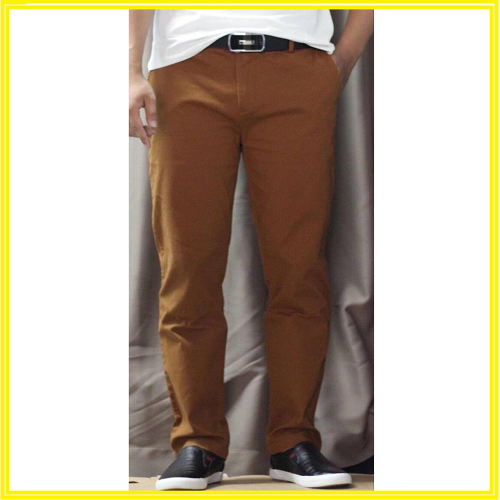 Quần kaki dài nam màu đen
