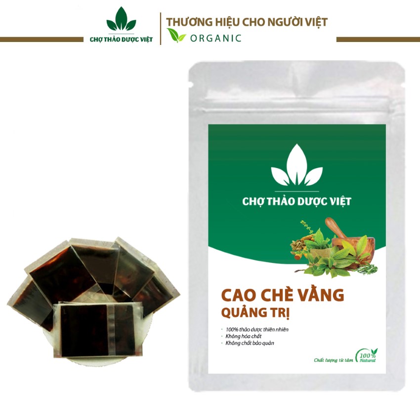 Cao chè vằng nguyên chất nhà làm - 50 miếng