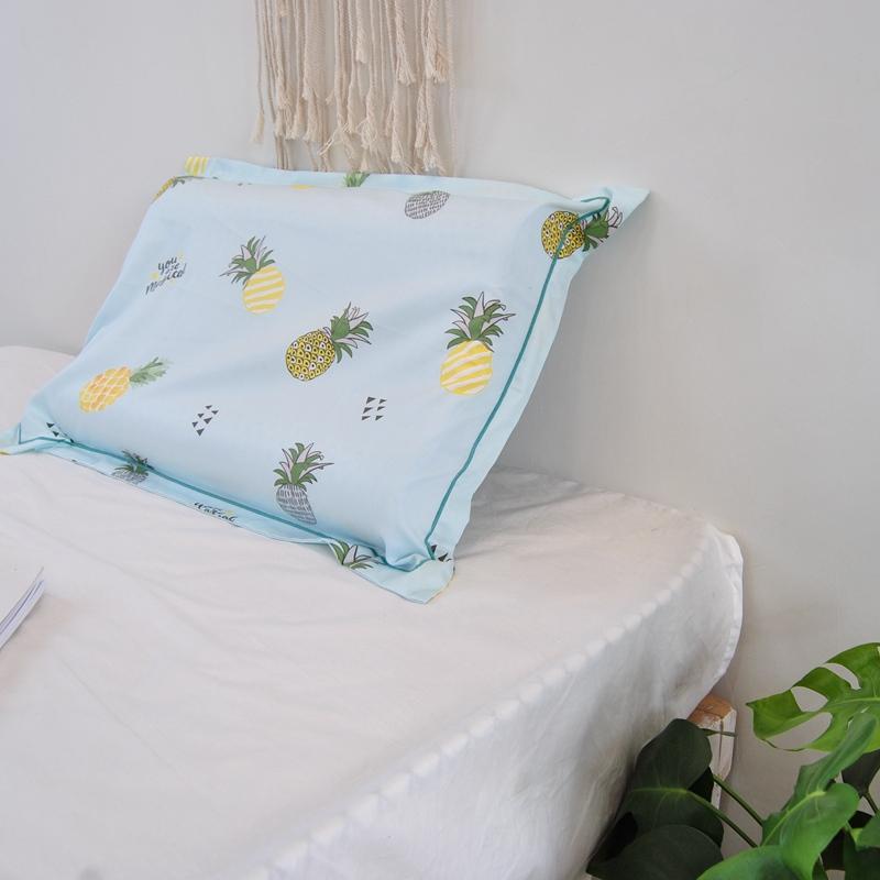 Ins 100% Cotton 60 Vải Dệt Bằng Tơ Cotton Chất Lượng Cao Gối Cao Su Vỏ Gối 100% Cotton Người Lớn Gối Ghi Nhớ Hoạt Hình Trẻ Em Vỏ Gối