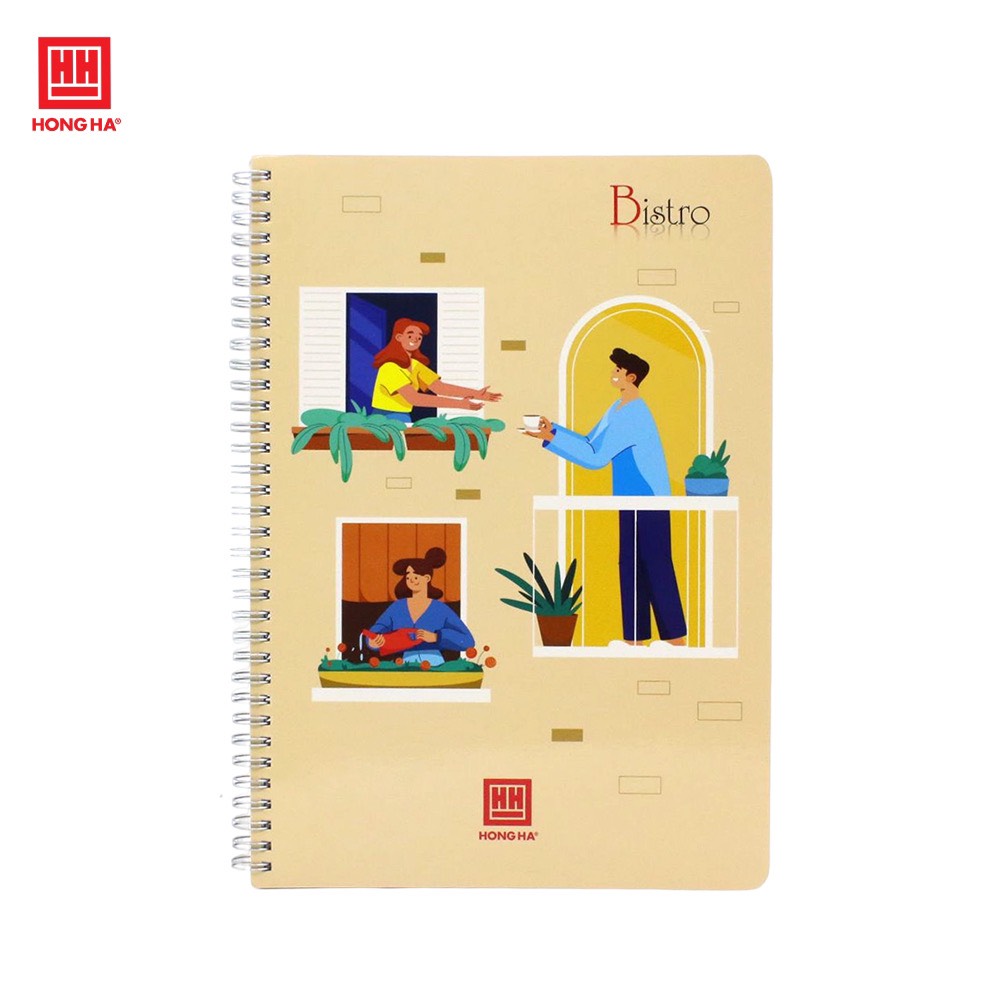 Sổ lò xo Bistro A4 200 Trang  2839 (Hình Ngẫu Nhiên)