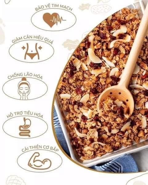 Date 04/27 Ngũ cốc Quaker Granola 978g