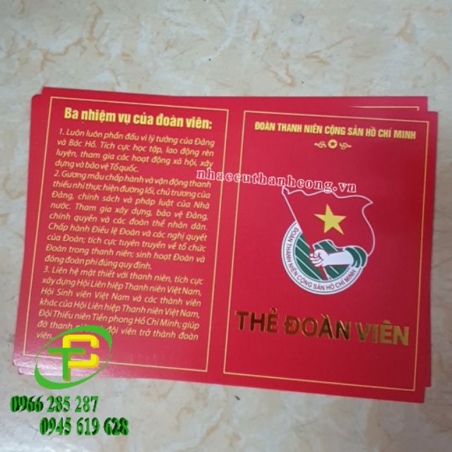 Combo 10c thẻ đoàn viên