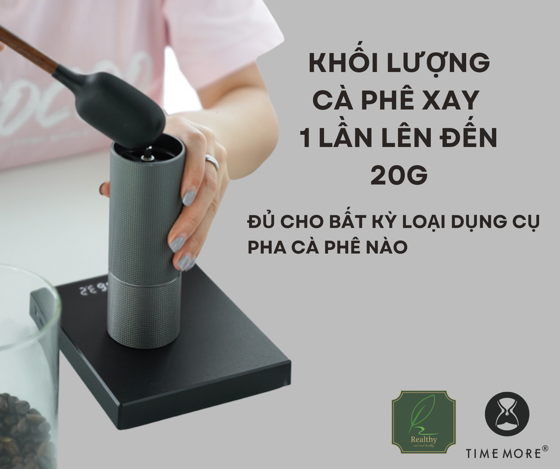 Hand coffee grinder timemore chestnut C2