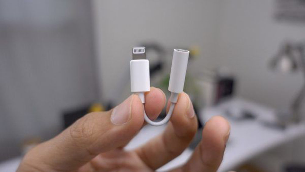 Jack Chuyển Cổng Lightning Sang 3.5mm iPhone Zin Bóc Máy