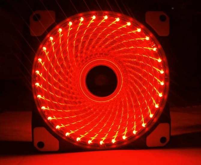 [HCM]Fan case 12cm LED mÀU ĐỎ 33 bóng RED DRAGON