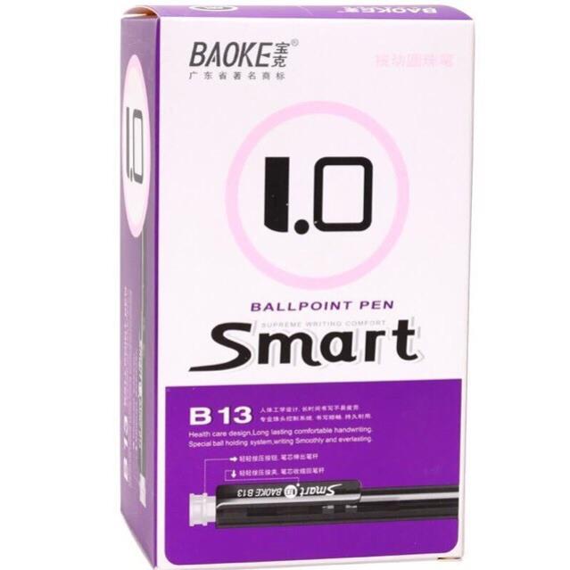 Combo 10 bút bi baoke smart b13 màu xanh/đen- hàng loại 1