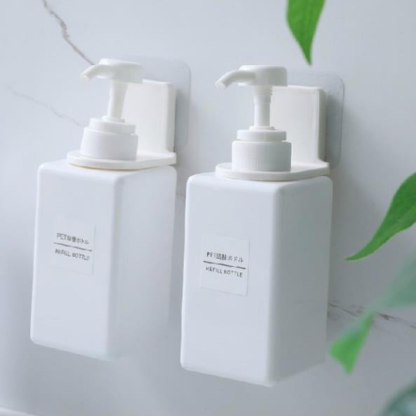 MÓC DÁN TREO BÌNH NƯỚC RỬA TAY, DẦU GỘI, SỮA TẮM