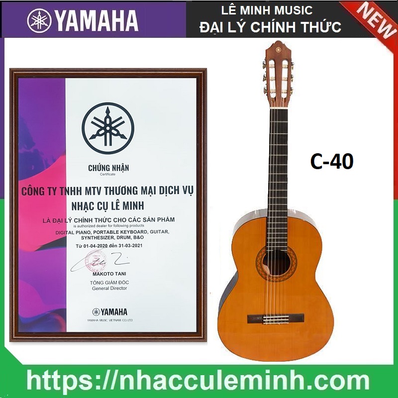 Đàn Guitar Classic Yamaha C40 - Chính Hãng (Bảo Hành Toàn Quốc)