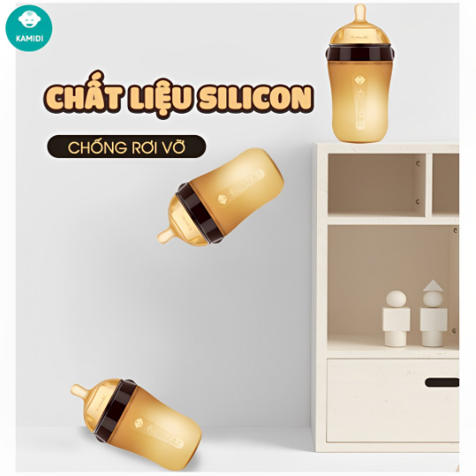 Bình sữa Kamidi Silicon cao cấp