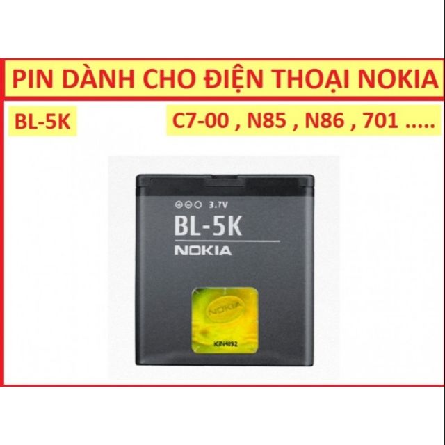 [HCM]Pin Nokia 5K/N85/N86/X7-00/C7/C7-00