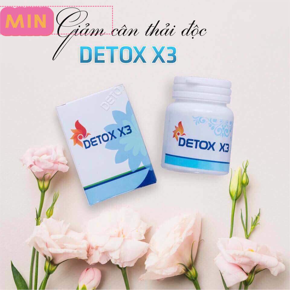 Detox x3 giảm cân giảm mỡ bụng cực nhanh