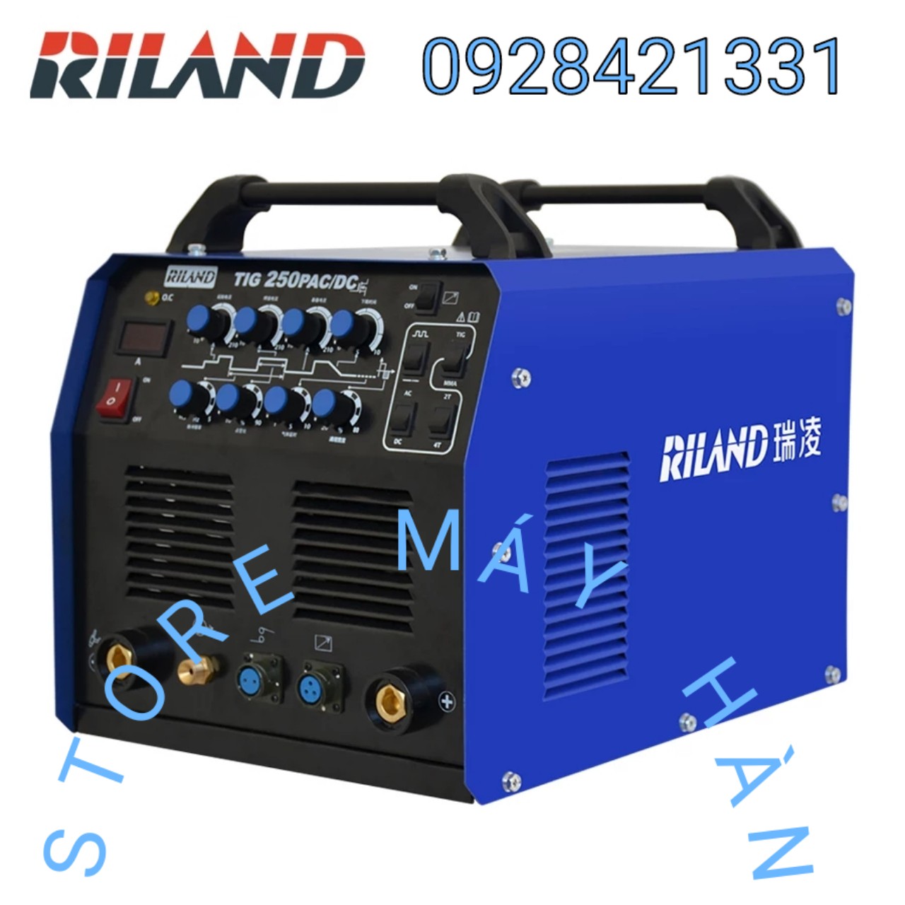 ]máy hàn tig nhôm ac/dc 250a - máy hàn riland chính hãng