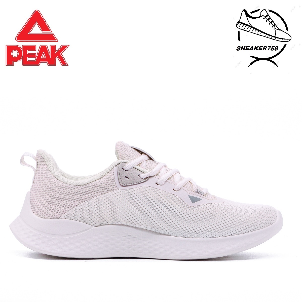 Giày PEAK Running E223198H - Trắng Off White