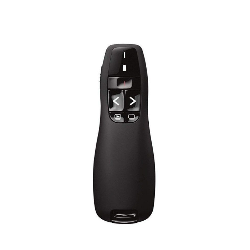 _ bút chỉ trình chiếu slide powerpoint laser 2.4g model r400 bút chỉ máy chiếu nhạy, độ bền cao- tặng kèm pin