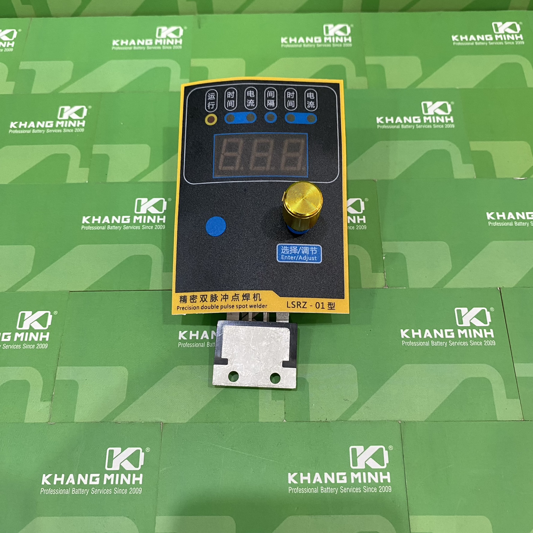 Mạch Timer xung kép phím Encoder chế máy hàn cell pin hàn điểm