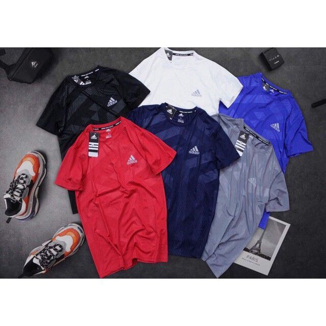Áo thể thao chất thun lạnh 4 chiều adidas