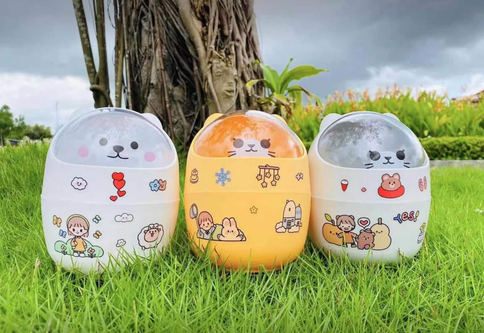 Thùng rác mini hình mèo con siêu xinh