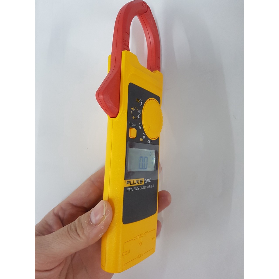 Fluke 301 C Ampe kìm đo dòng AC Fluke 301C (1000A, dây đo Đài Loan, TrueRMS) [TẶNG TÚI FLUKE ĐỰNG MÁY]