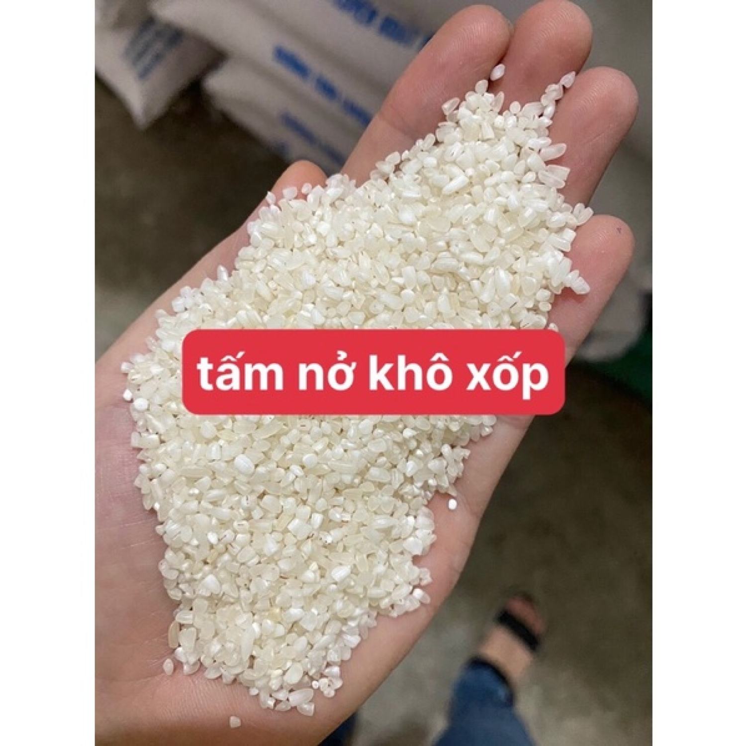 5kg gạo tấm cơm nở khô xốp không dẻo