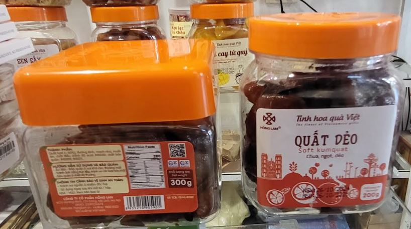Ô MAI QUẤT DẺO HỒNG LAM 200g