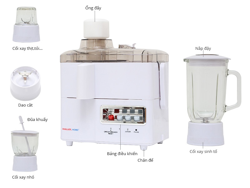 MÁY ÉP ĐA NĂNG KHALUCK KL360 ( 4 CỐI)