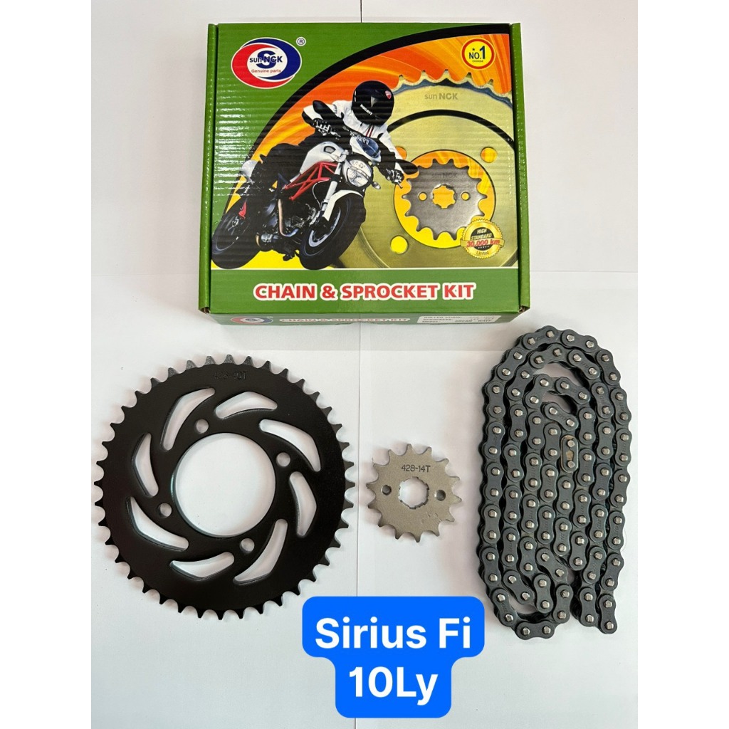 Bộ nhông xích (SÊN NHÔNG DĨA) SIRIUS FI SÊN 10LY