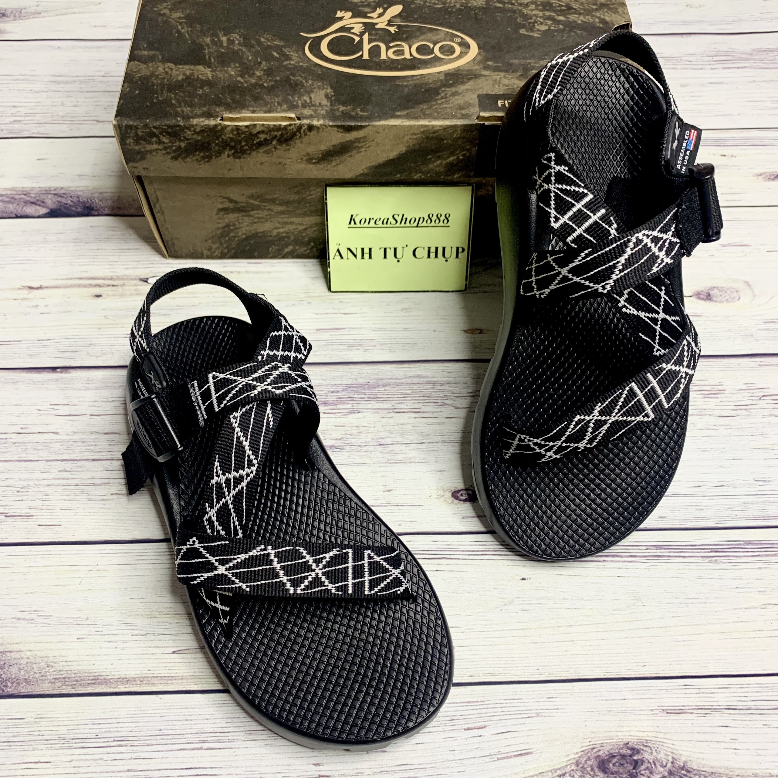 Dép Xăng Đan Nam Nữ Chaco Quai Dù Mã D38