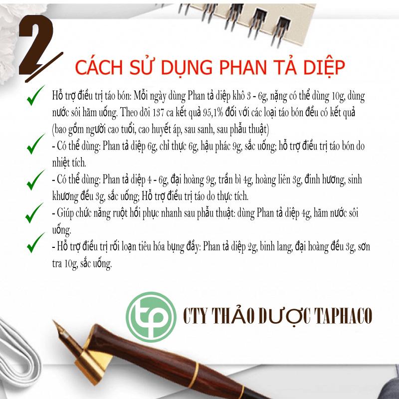 Phan tả diệp khô 500g - Trà khô cao cấp - Dược Tấn Phát