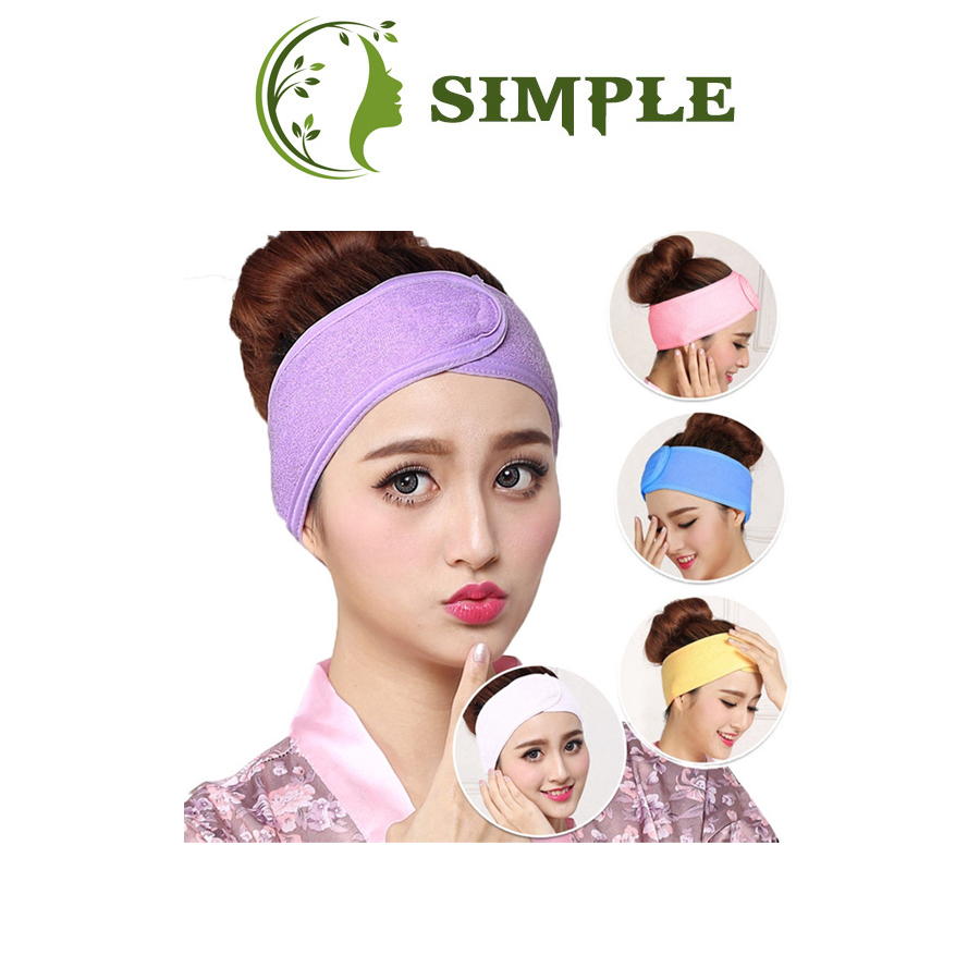Băng đô quấn tóc spa, băng đô quấn đầu 10cm, đủ các màu xinh .. xinh