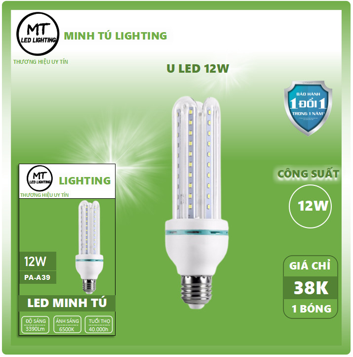 Bóng đèn U led siêu sáng