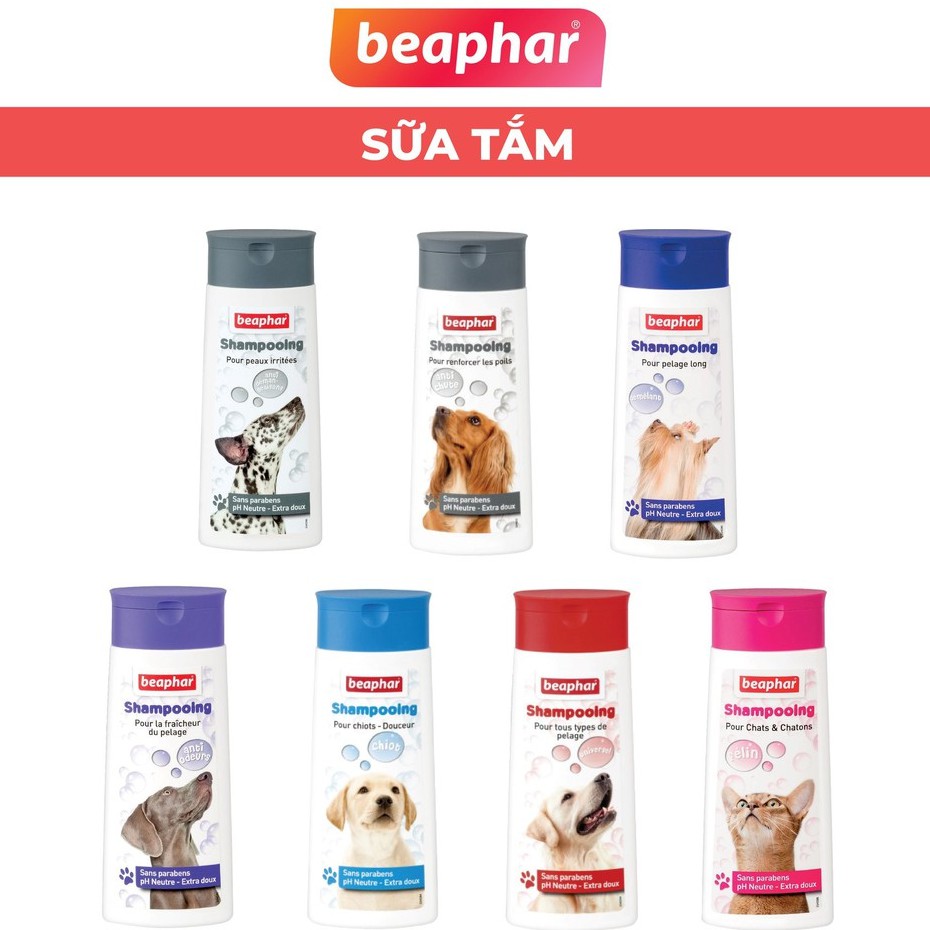 [HCM]Sữa Tắm Dành Cho Chó Con Beaphar Puppy (Nhập khẩu từ Hà Lan)