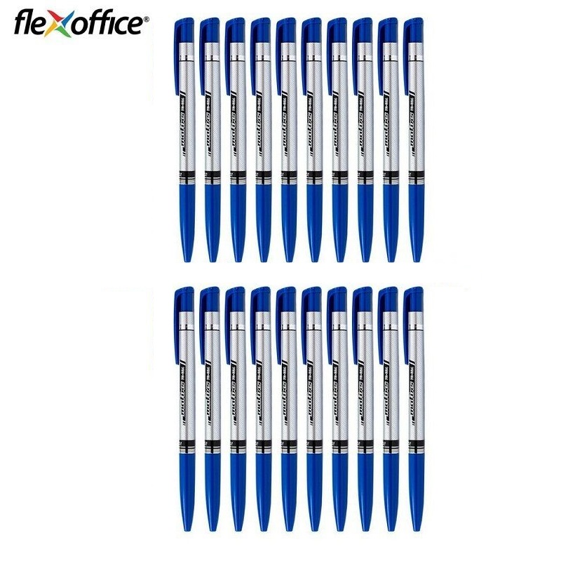 Combo 5 cây bút bi Flexoffice FO-024 ngòi 0.7mm