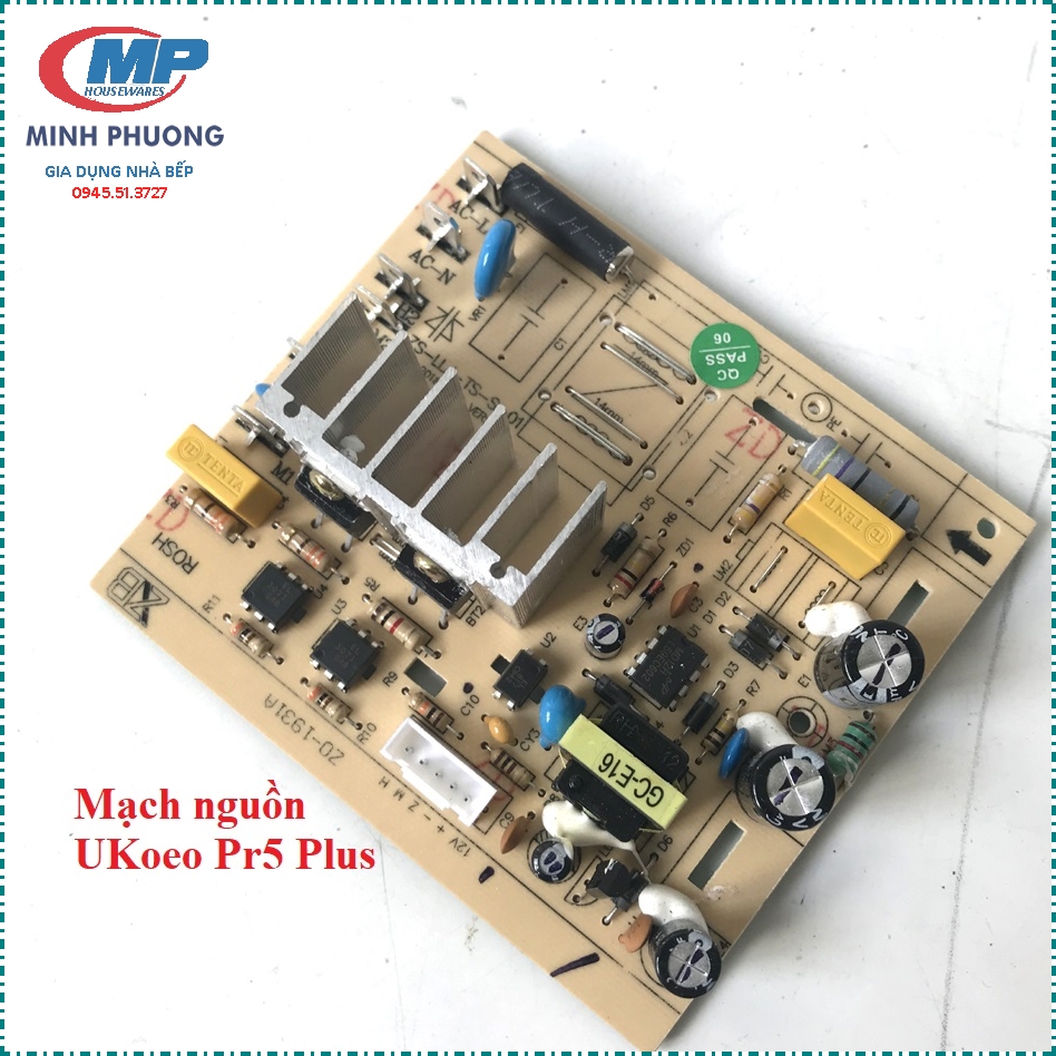 Phụ kiện Mạch điện Máy làm sữa hạt UKOEO PR5 PLUS (Bo main của máy)